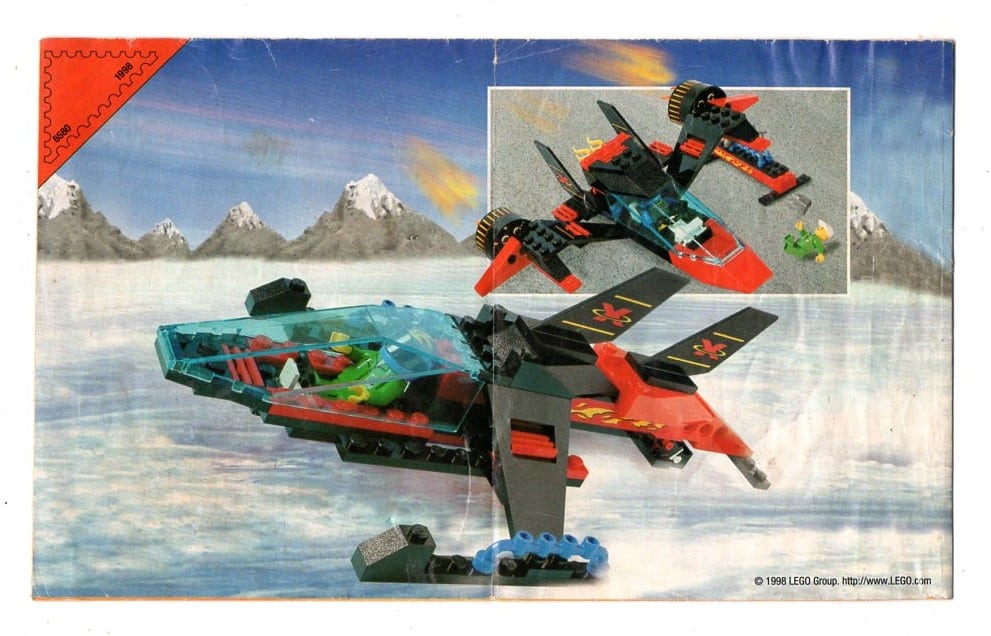 | Casa do Colecionador Lego - 6580 - Manual de Instruções - Montagem - 1998
