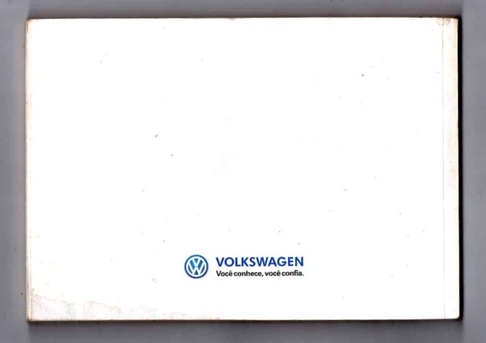 | Casa do Colecionador Manual Do Proprietario Volkswagen - Gol e Parati - 1999
