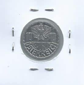 | Casa do Colecionador Moeda Áustria 10 Groschen (0,10 Shilling) - 1983 - MBC