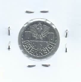 | Casa do Colecionador Moeda Áustria 10 Groschen (0,10 Shilling) - 1996 - MBC