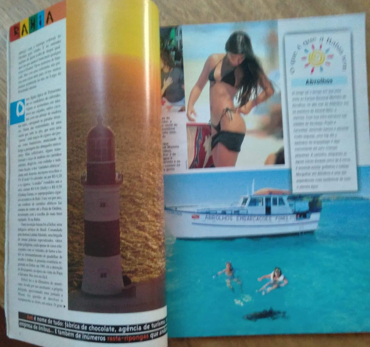 | Casa do Colecionador Revista Azul Viagem e Turismo 21 1997 / Florença e Bahia.
