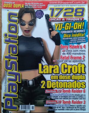 27G Revista Playstation Dicas e truques 55 / Lara Croft Tomb Raider 3 e 6 detonados.