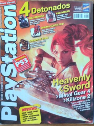28G Revista Playstation Dicas e truques 104 / Heavenly sword. Contém pôster e 4 detonados.