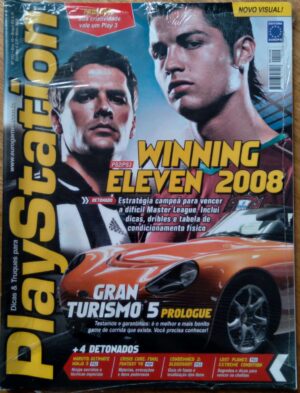 5a1. revista Playstation Dicas e truques 112 / Winning eleven 2008 Gran turismo 5.
