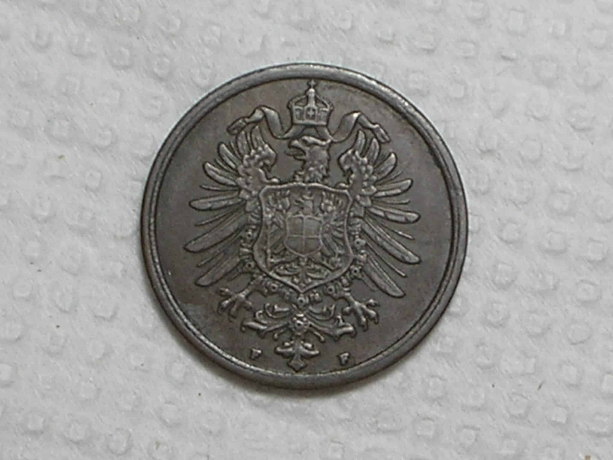 | Casa do Colecionador Alemanha 2 Pfennig 1874f Sturgart Empire Co Soberba Box32 2