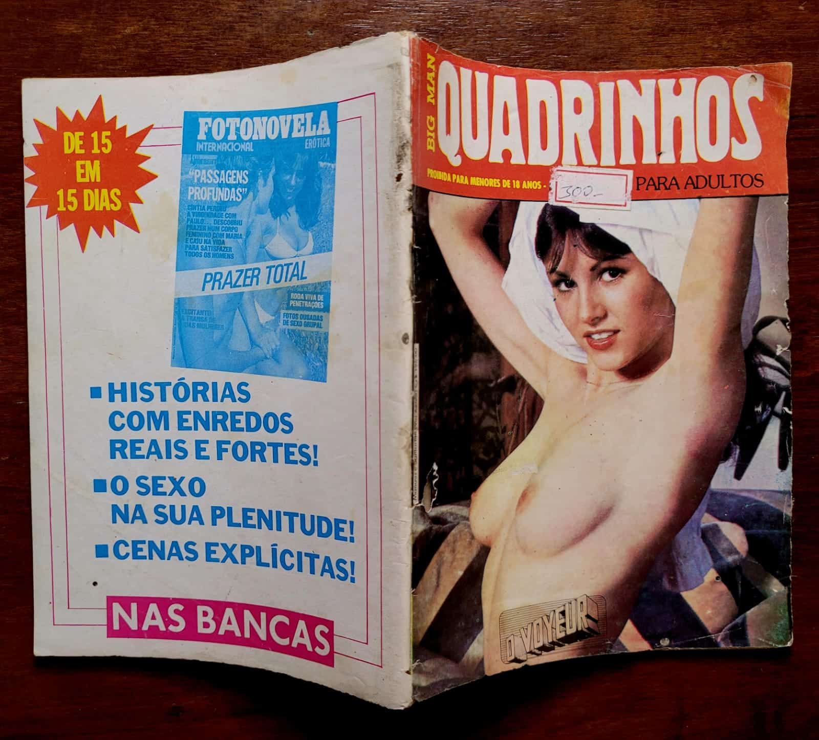 | Casa do Colecionador Big Man - Quadrinhos para Adultos - O Voyeur (Quadrinhos Eróticos)