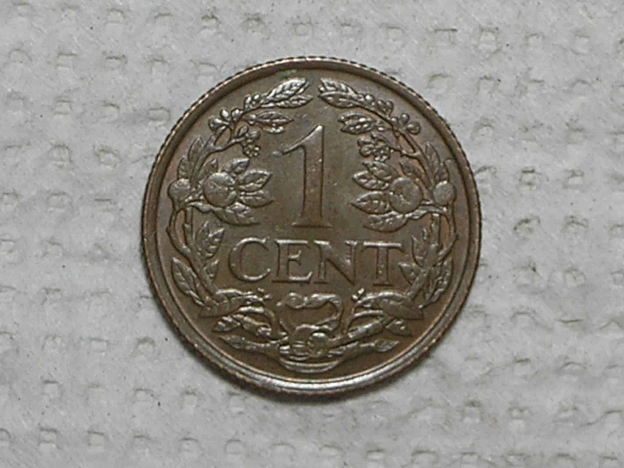 | Casa do Colecionador Curaçao) 1 Cent - 1947 / Bz / box39
