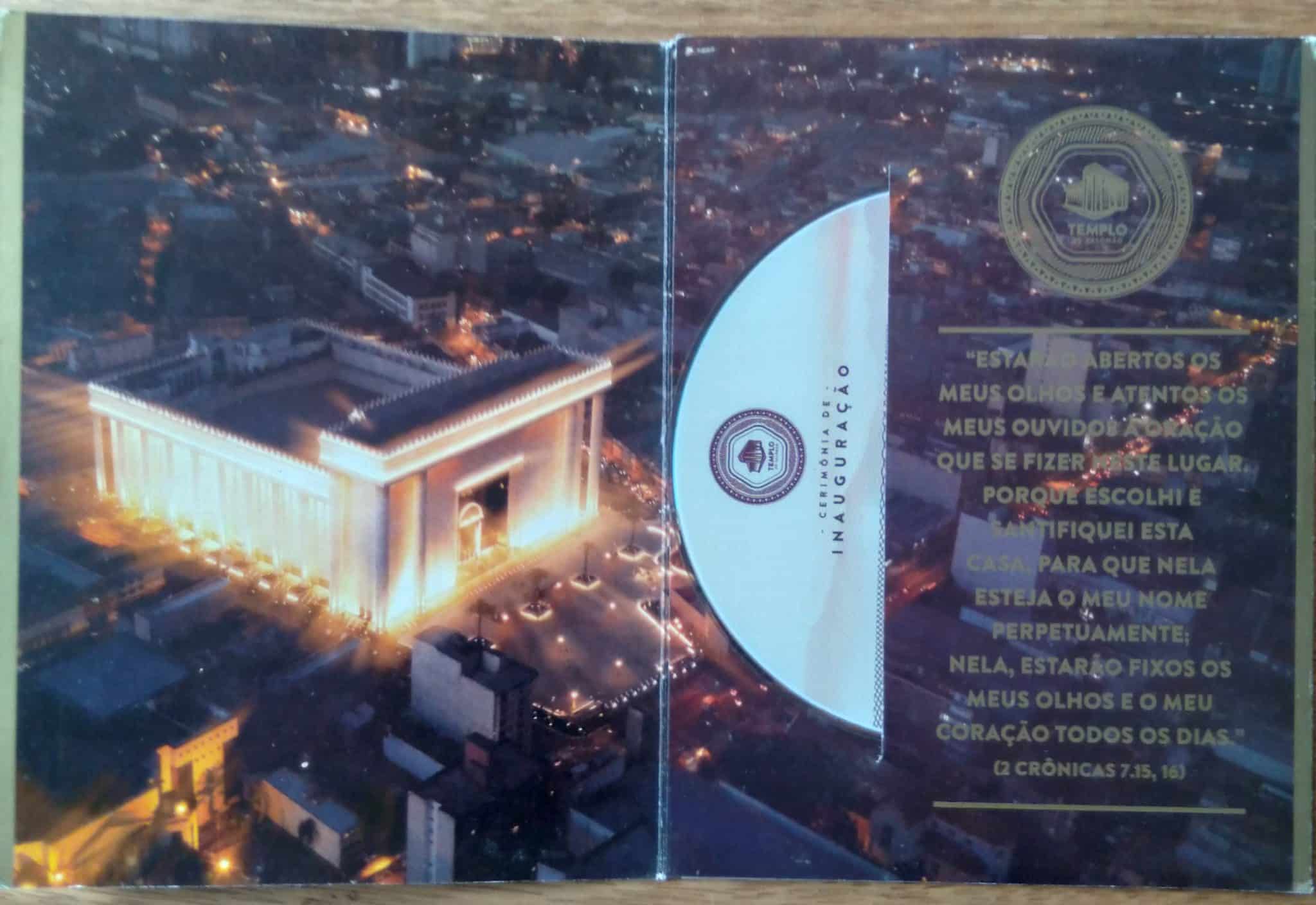 | Casa do Colecionador Dvd Cerimônia inauguração Templo de Salomão.