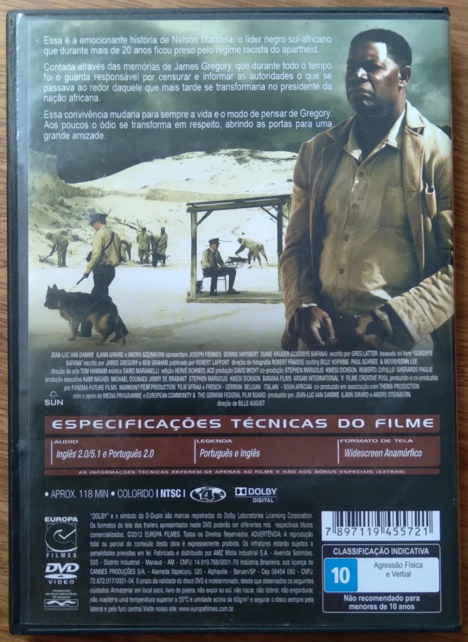 | Casa do Colecionador Dvd Europa filmes Mandela luta pela liberdade.