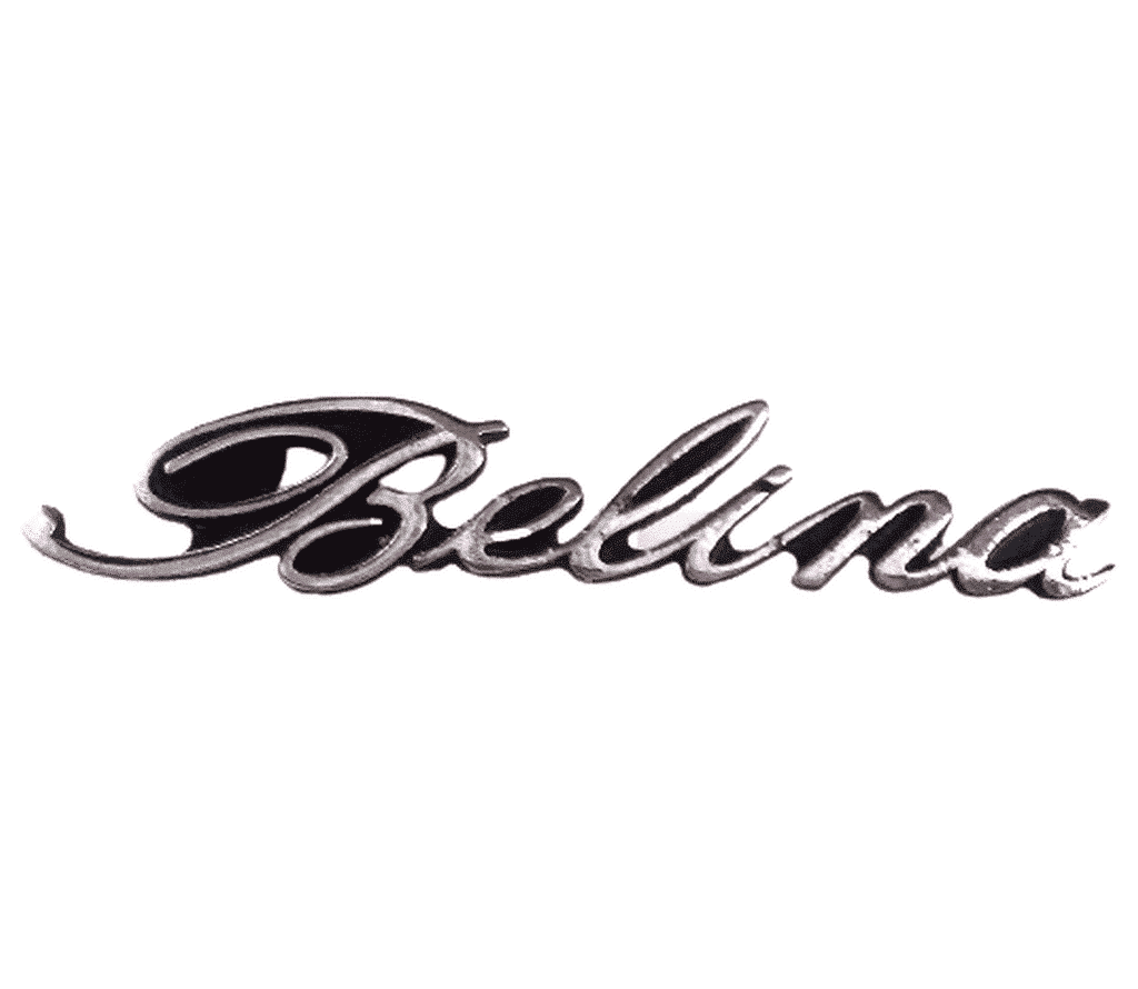 | Casa do Colecionador Emblema Original Em Metal Ford Belina - Traseira