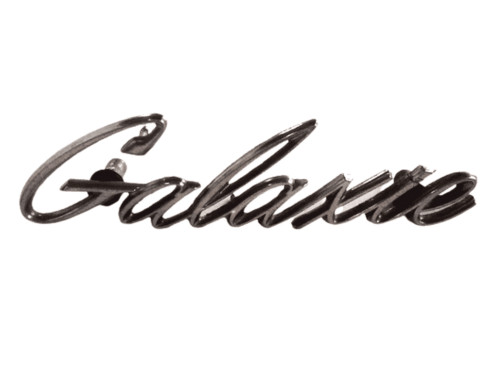 | Casa do Colecionador Emblema Original Em Metal Ford Galaxie - Lateral Traseira