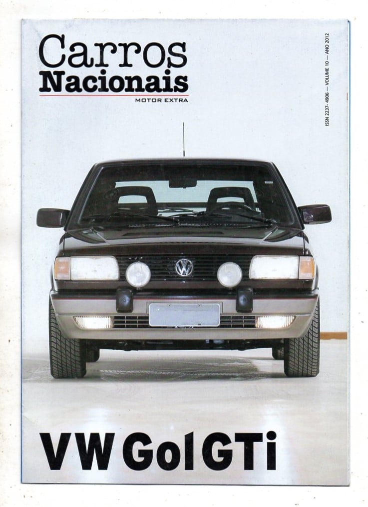 | Casa do Colecionador Fascículo Carros Nacionais VW Gol GTi - Jornal Extra RJ - 2012