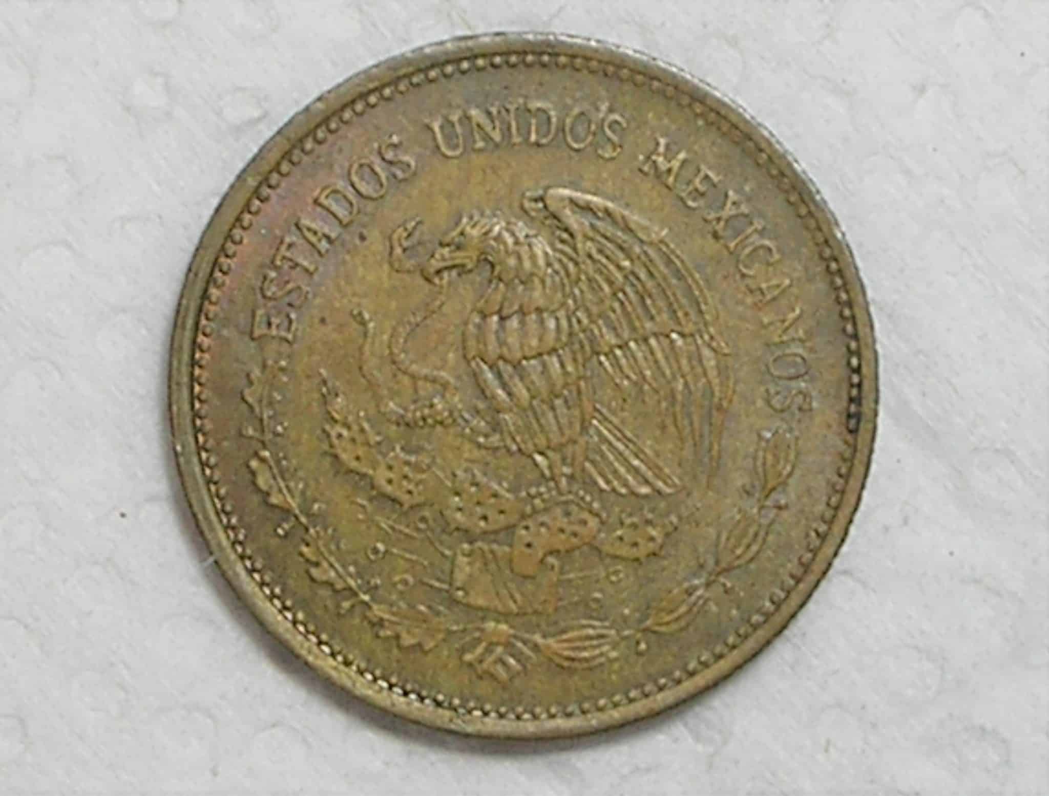 | Casa do Colecionador México) 20 Centavos - 1984 / Bronze / Flor de cunho / box36