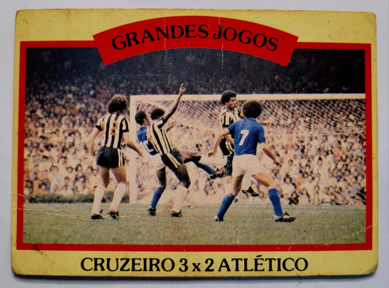 | Casa do Colecionador Ping Pong Futebol Cards - Grandes Jogos Nº 38-A (Cruzeiro 3 X 2 Atlético)