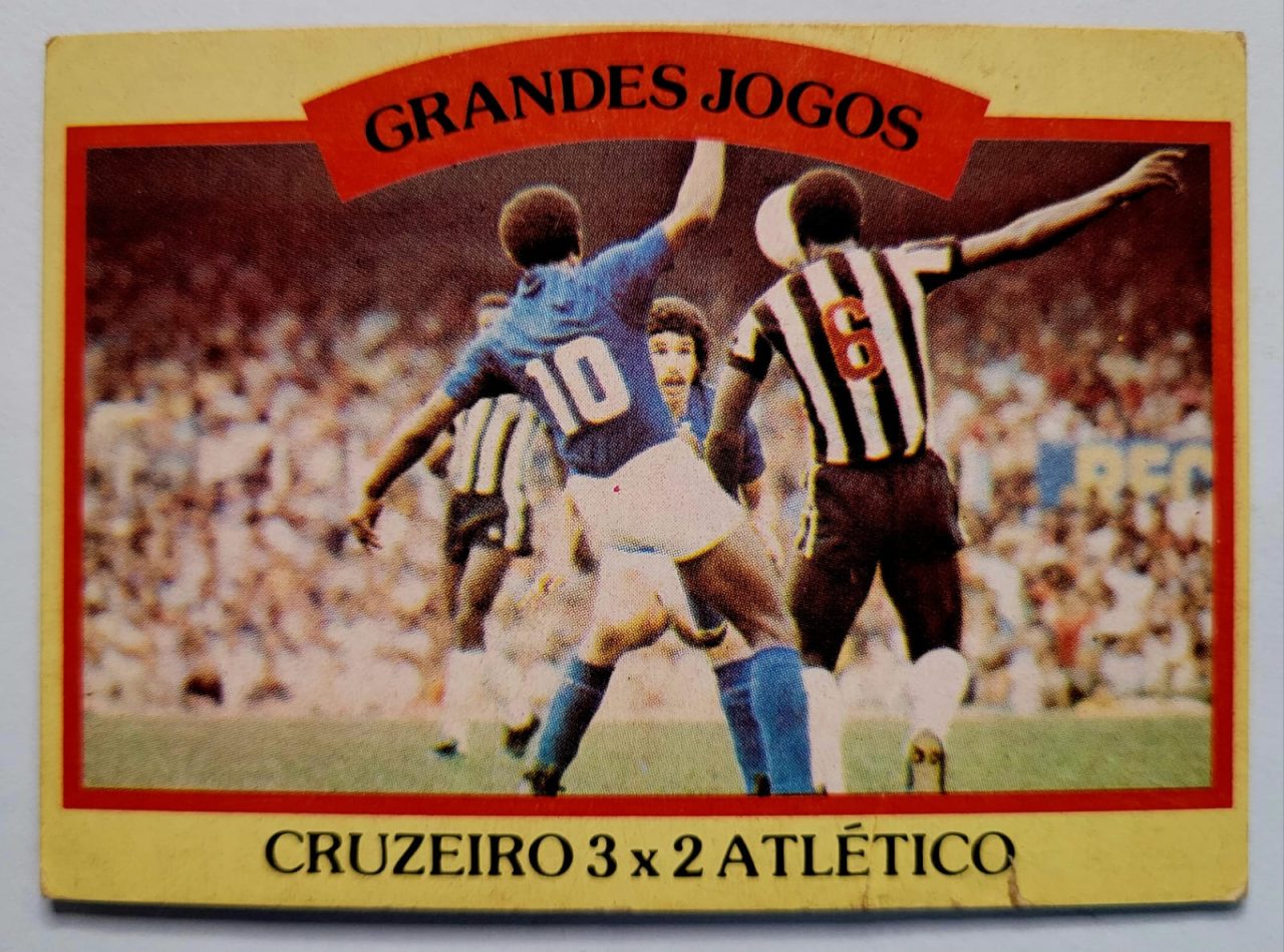 | Casa do Colecionador Ping Pong Futebol Cards - Grandes Jogos Nº 38-B (Cruzeiro 3 X 2 Atlético)