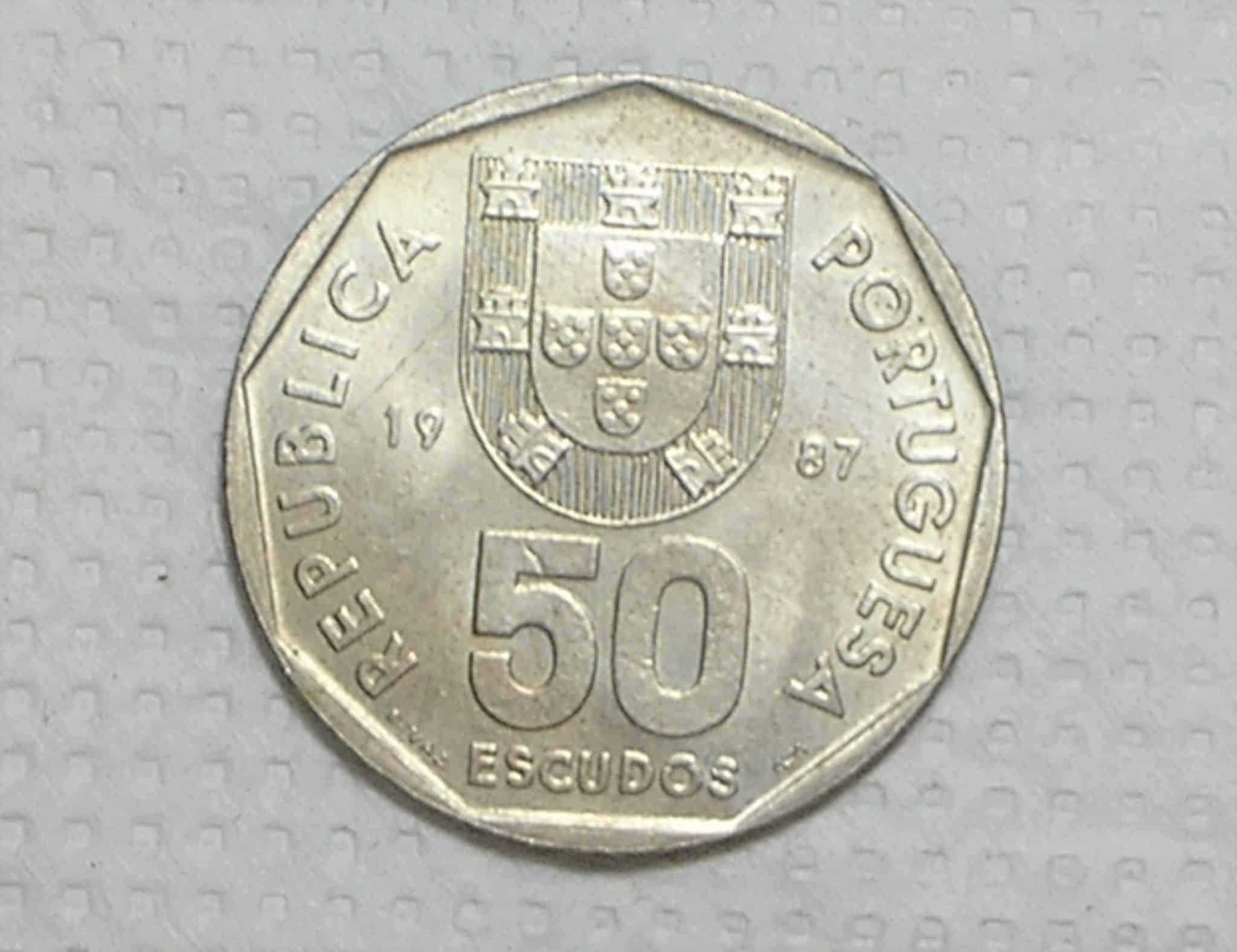 | Casa do Colecionador Portugal) 50 Escudos – 1987 / Navegação / Co/Ni / S/Fc / box38