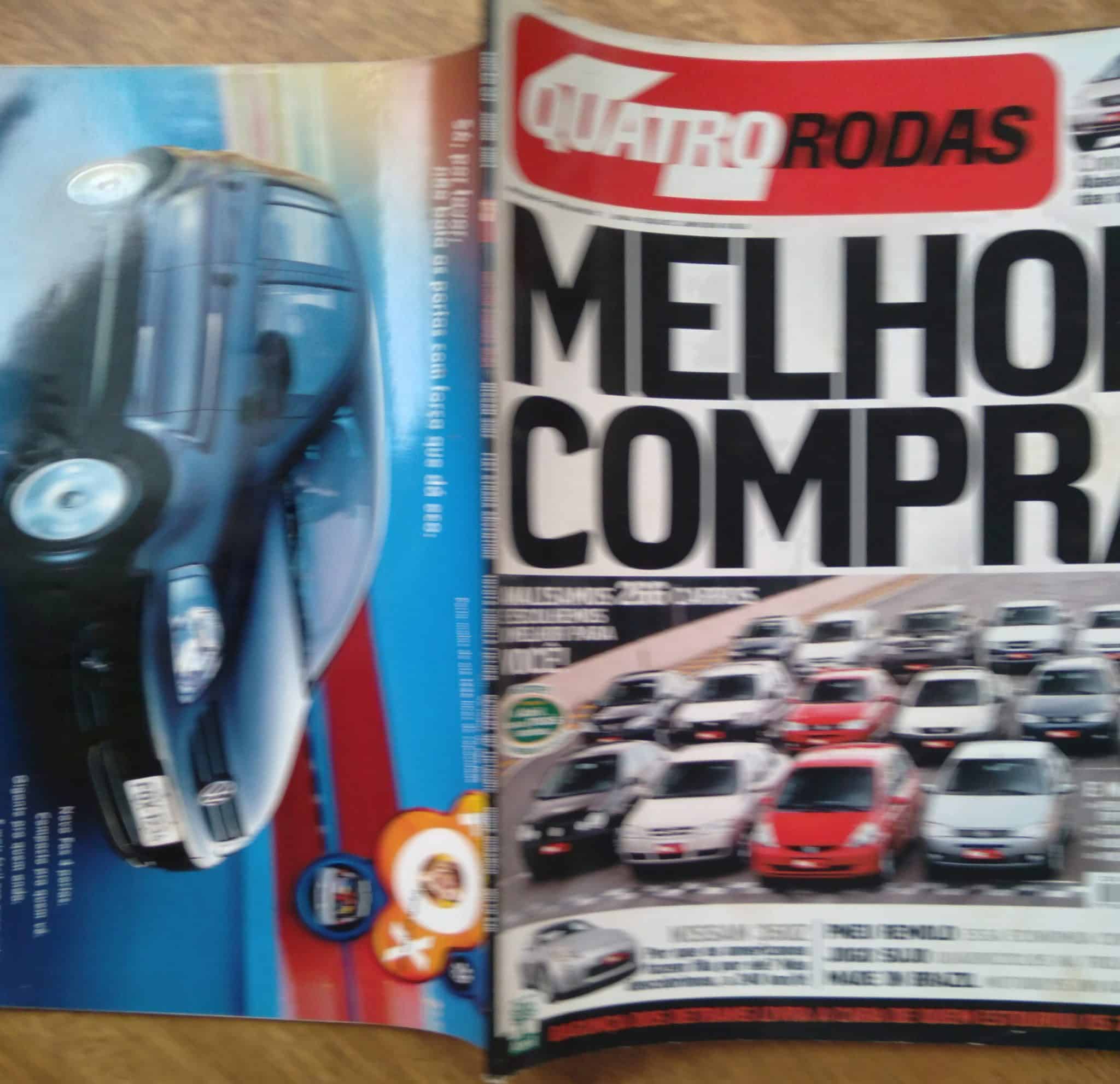 | Casa do Colecionador Revista Quatro Rodas 527. Melhor compra entre 266 carros.