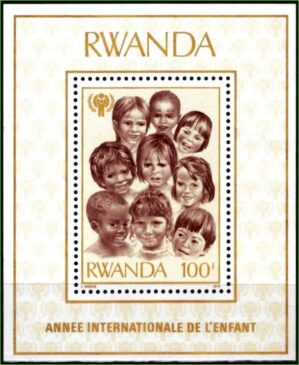 Ruanda - Ano Internacional da Criança - 1979 - Bloco