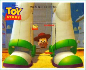 Uganda - Toy Story - 1997 - Bloco 1