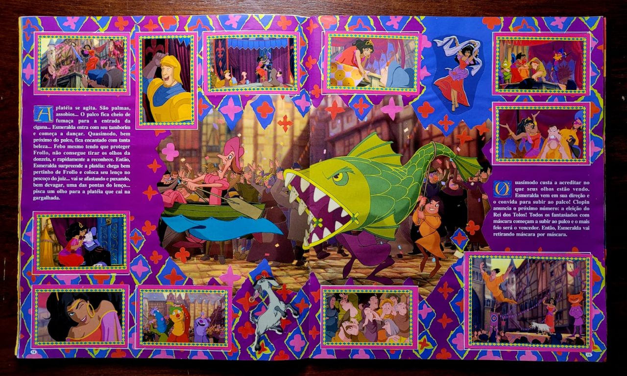 | Casa do Colecionador Álbum de Figurinhas - O Corcunda de Notre Dame (Disney) - Completo - 1996