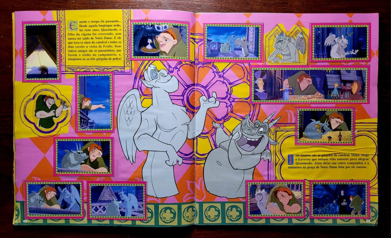 | Casa do Colecionador Álbum de Figurinhas - O Corcunda de Notre Dame (Disney) - Completo - 1996