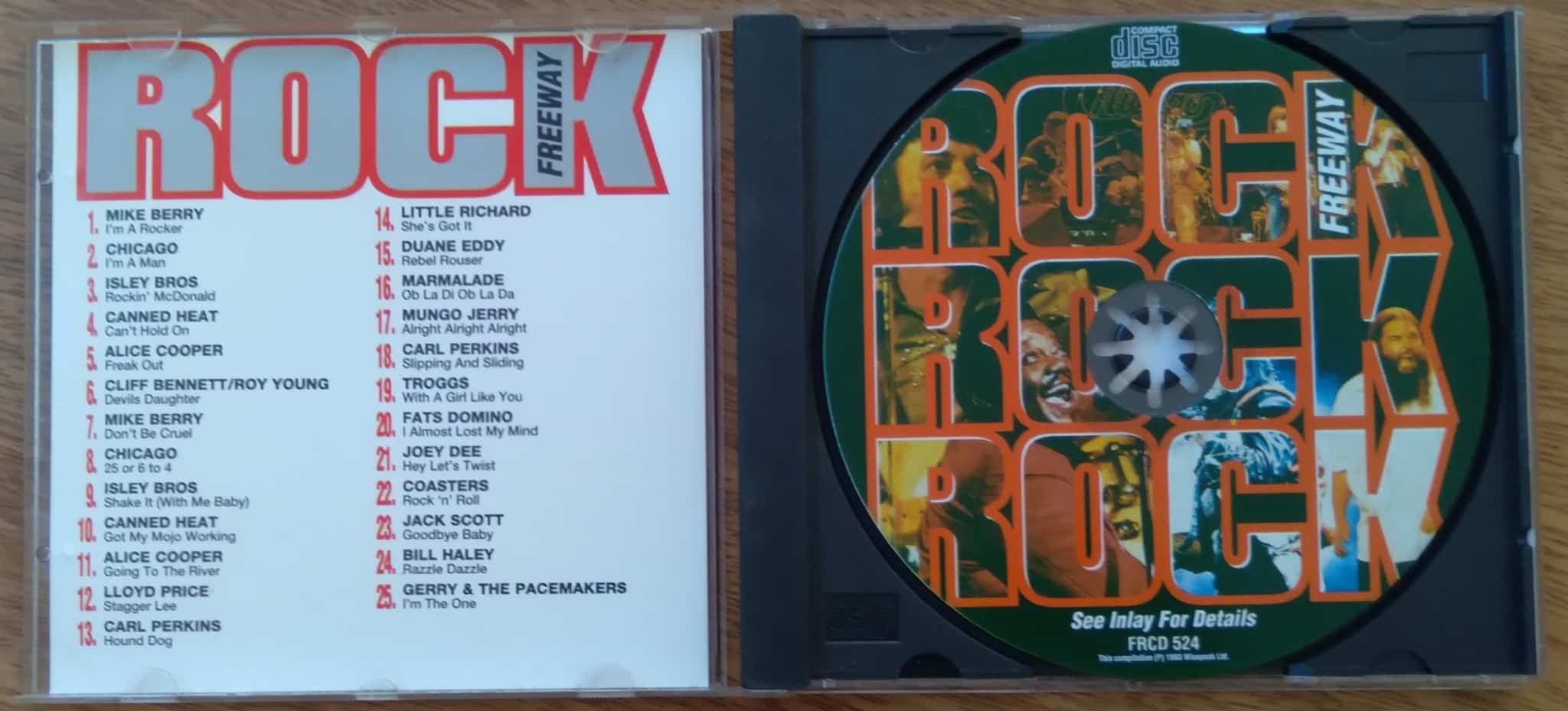 | Casa do Colecionador Cd da Inglaterra Rock Freeway. Alice Cooper Chicago Carl Perkins