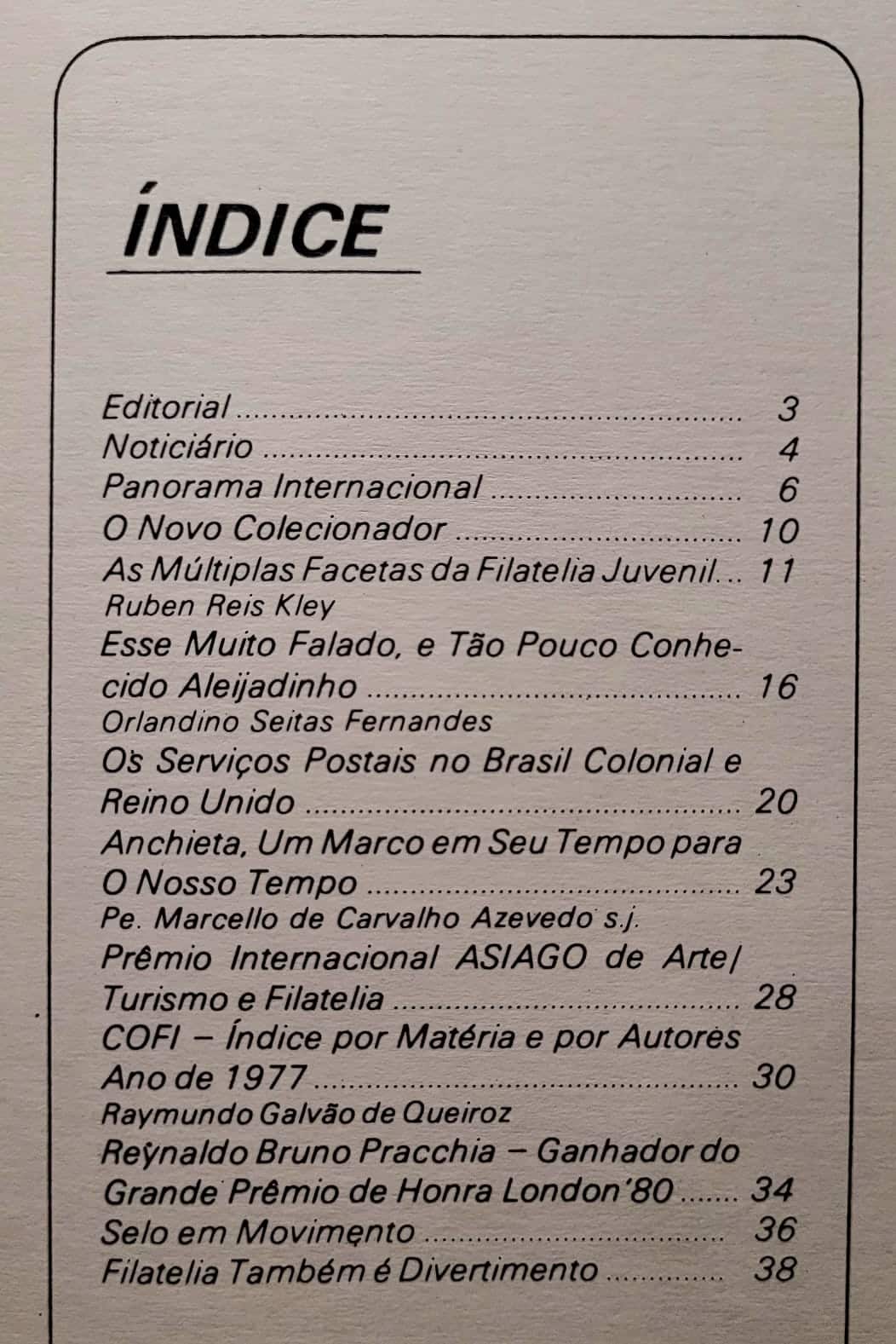 | Casa do Colecionador Correio Filatélico Ano 4 Nº 46 - Dezembro 1980 (Revista)