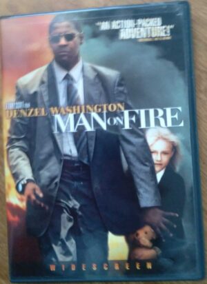 Dvd em Inglês. Widescreen Denzel Washington Man on Fire