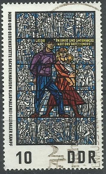 Filatelia Selo Alemanha Ddr 1968 Carimbado Selos Postais Stg01 4