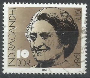 Filatelia Selo Alemanha Ddr 1986 Carimbado Selos Postais Stg01