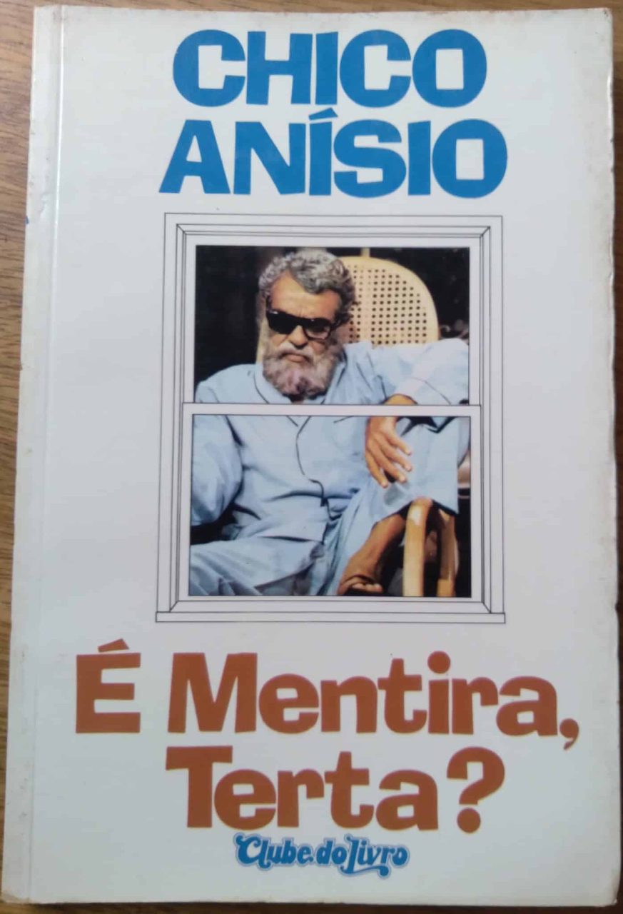 | Casa do Colecionador Livro É mentira Terta? Chico Anisio. Clube do Livro.