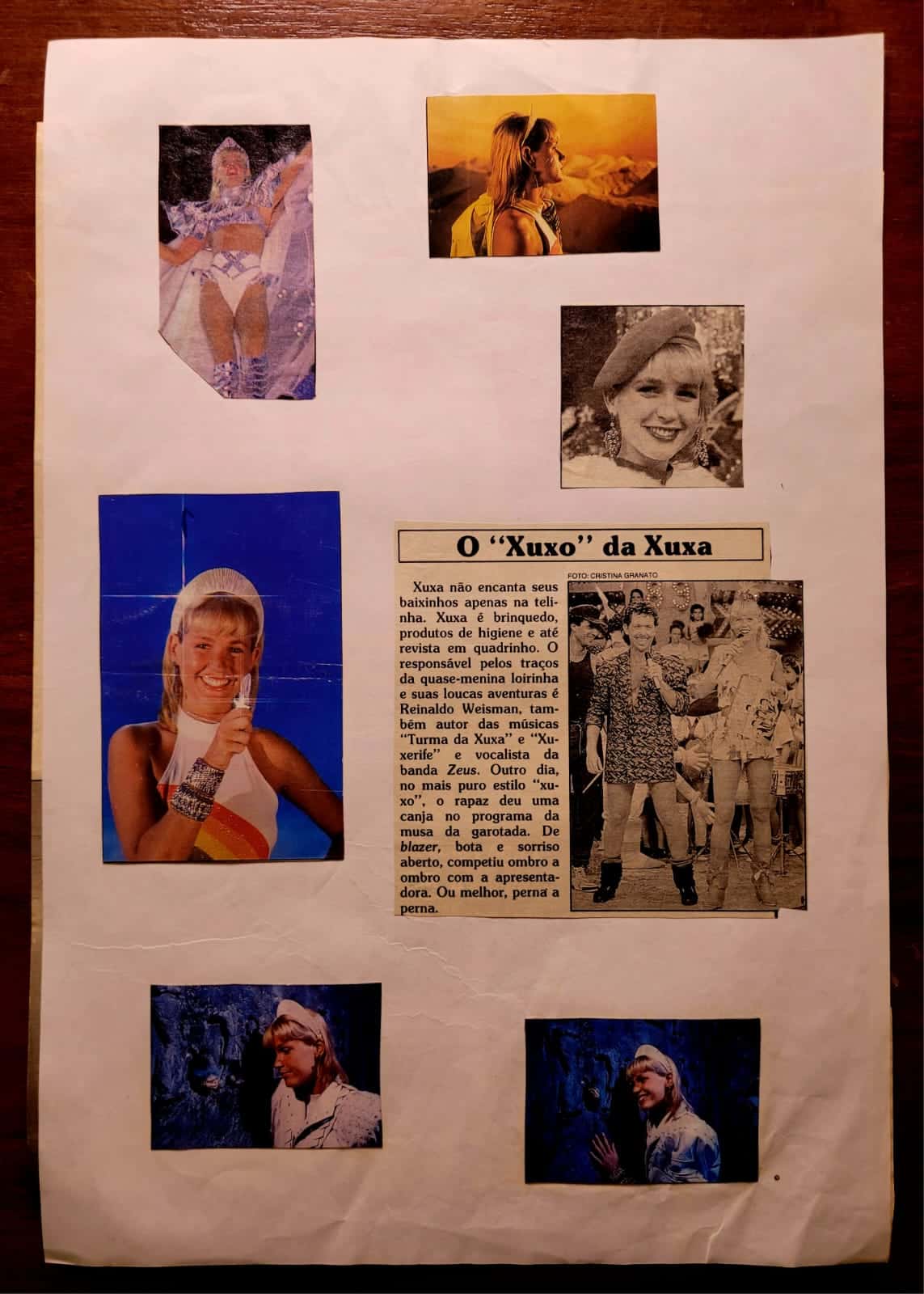 | Casa do Colecionador Recorte de Revista de época - A Favorita da Tribo - Xuxa