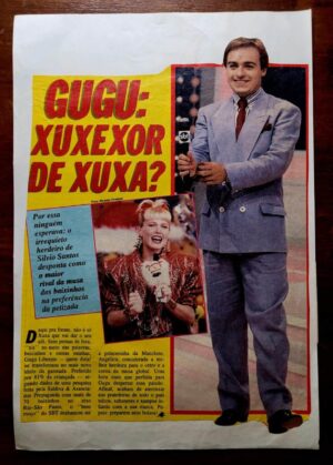 Recorte de Revista de época - Gugu: Xuxexor de Xuxa?