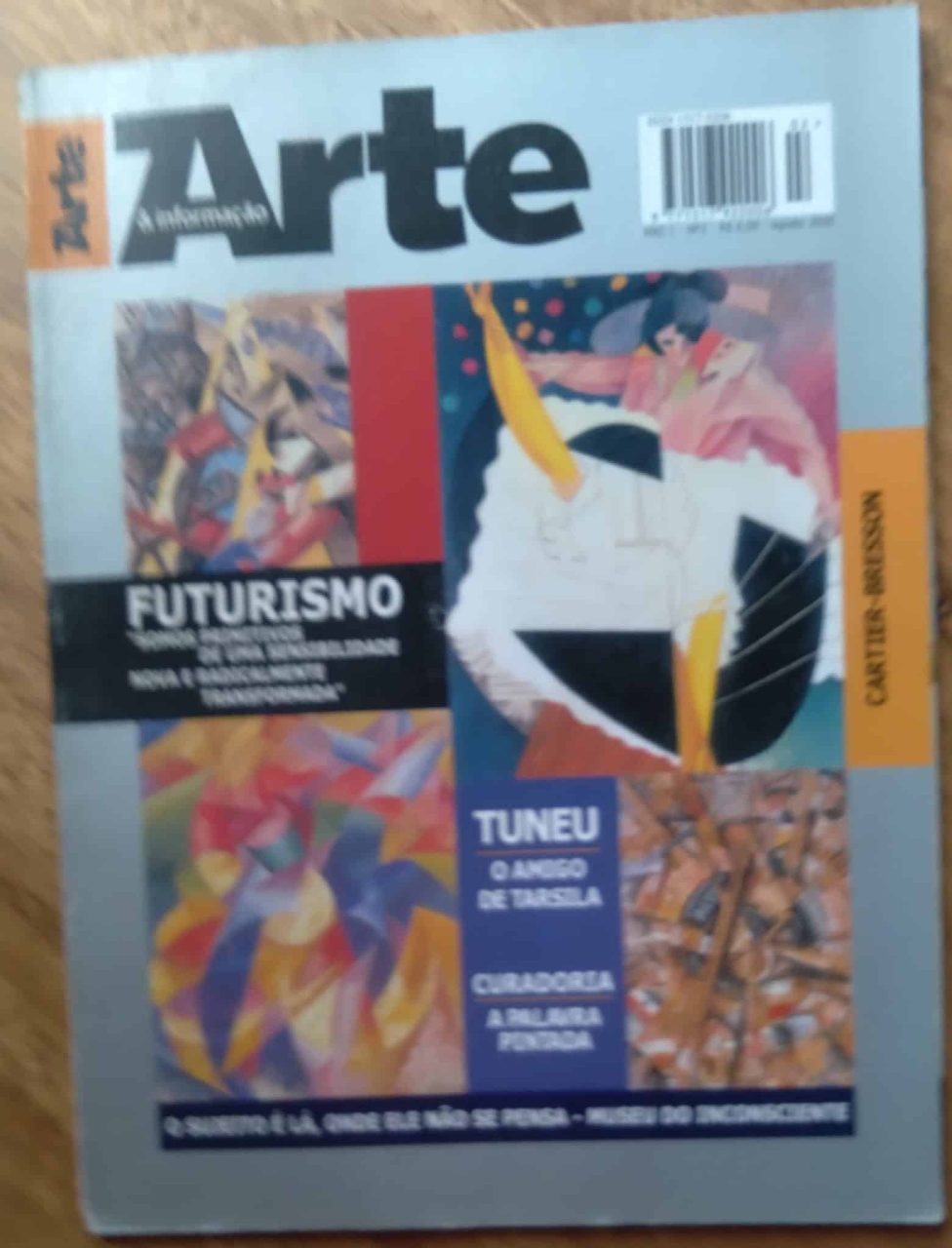 | Casa do Colecionador Revista Arte e informação 2. Futurismo Tuneu Tarsila Palavra