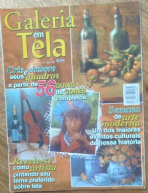Revista Galeria em Tela 17. Semana da arte moderna guia de cores.