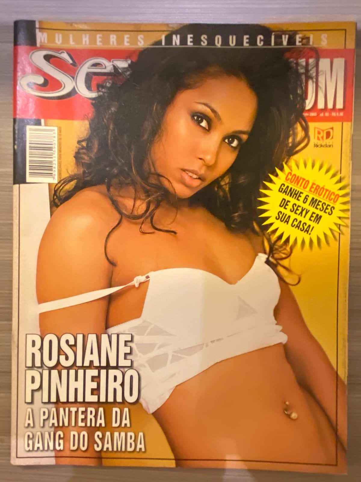 | Casa do Colecionador Revista Sexy - Edição Especial N 3 - Rosiane Pinheiro - Agosto 2003