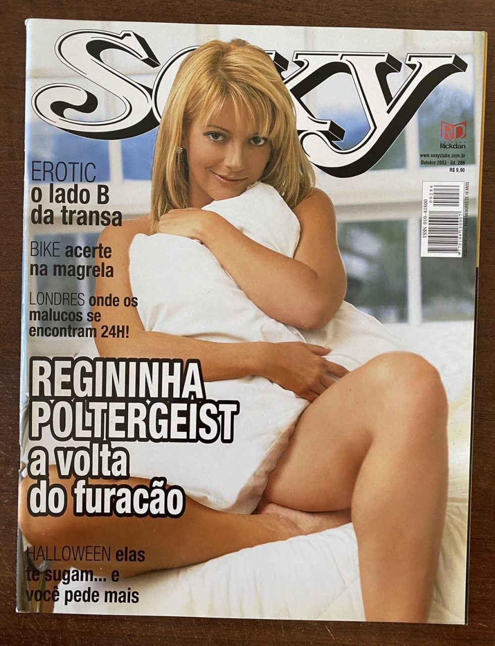 | Casa do Colecionador Revista Sexy N 286 - Regininha Poltergeist