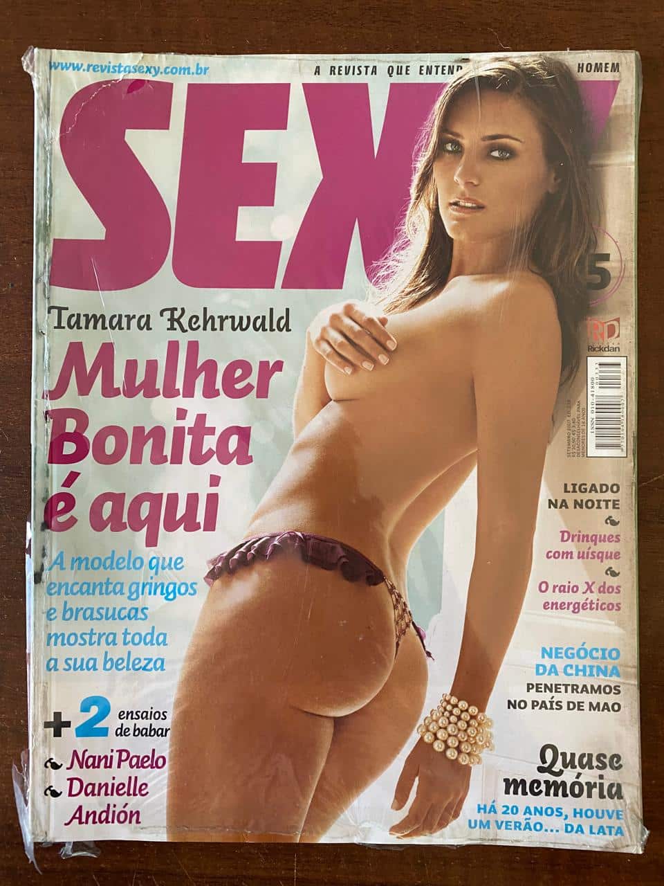 | Casa do Colecionador Revista Sexy N 333 - Tamara kehrwald - Setembro 2007