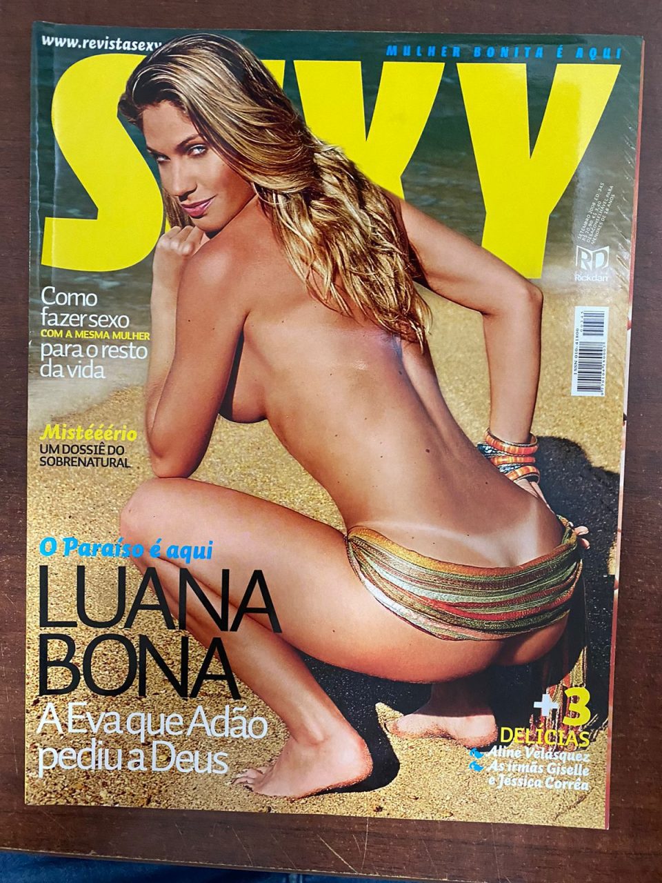 | Casa do Colecionador Revista Sexy N 345 - Luana Bona - Setembro 2008