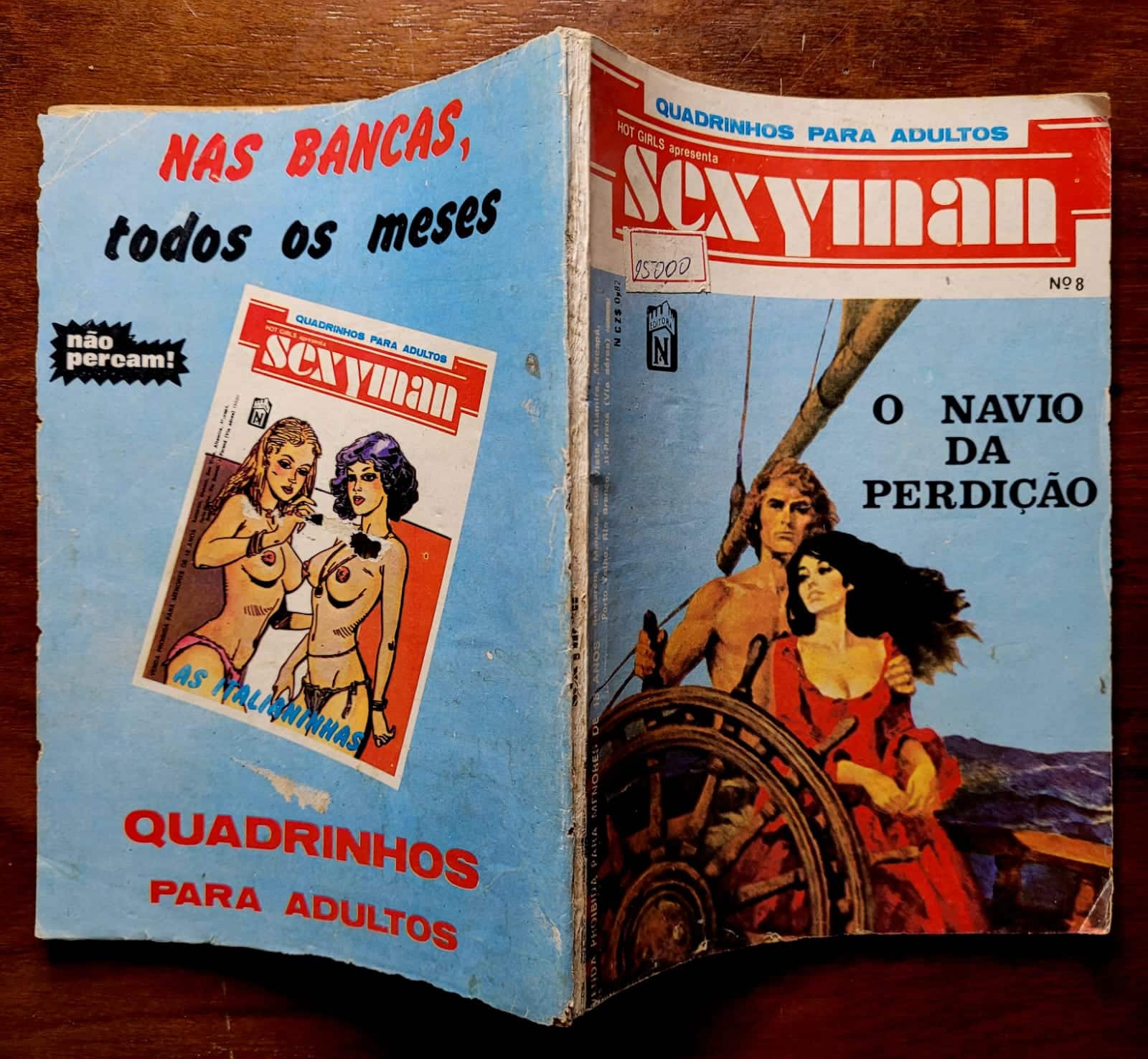 | Casa do Colecionador Sexyman Nº 008 - O Navio da Perdição (Quadrinhos Eróticos)
