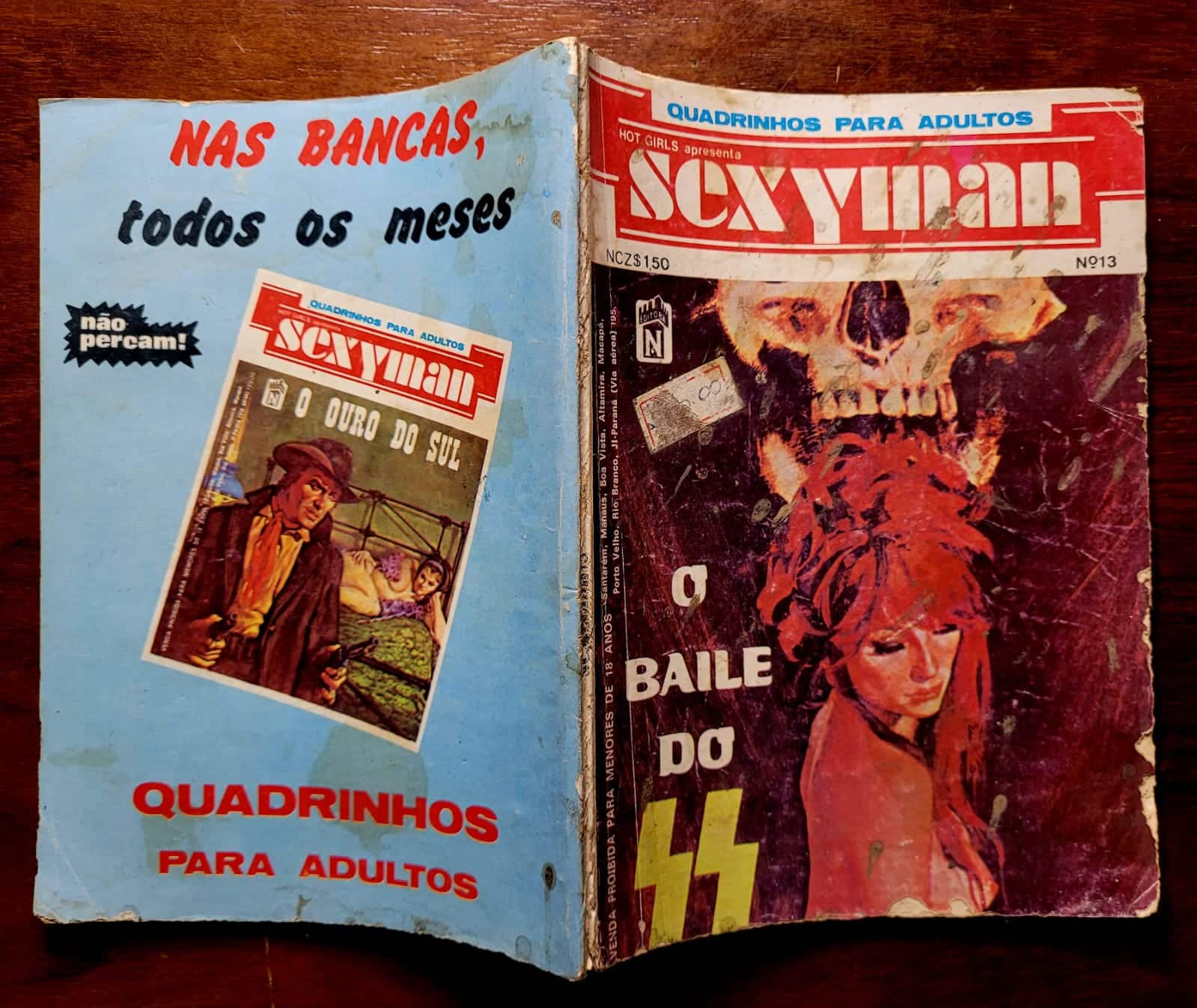 | Casa do Colecionador Sexyman Nº 013 - O Baile do SS (Quadrinhos Eróticos)