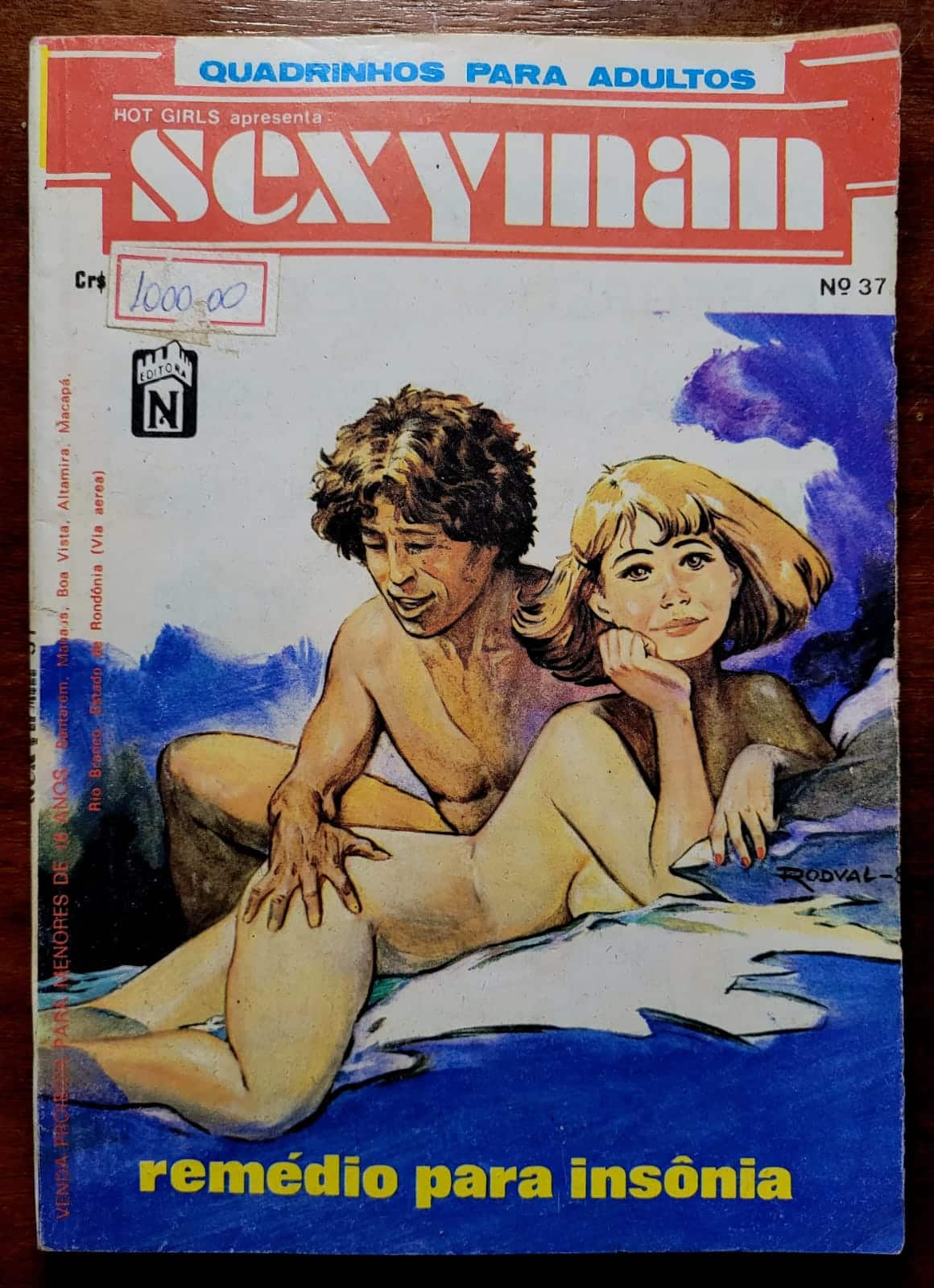 | Casa do Colecionador Sexyman Nº 037 - Remédio para Insônia (Quadrinhos Eróticos)