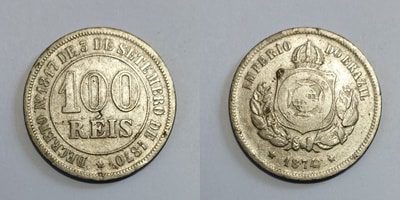 100 réis liso 1874