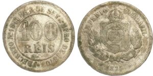 100 réis liso 1875