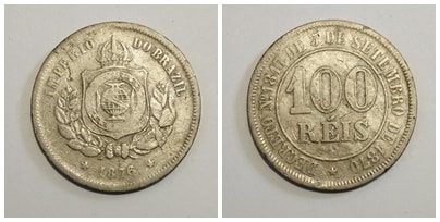 100 réis liso 1876