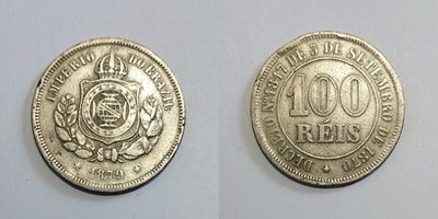 100 réis liso 1879