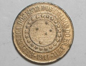 40 Réis - 1911 / República - Bronze / Mbc
