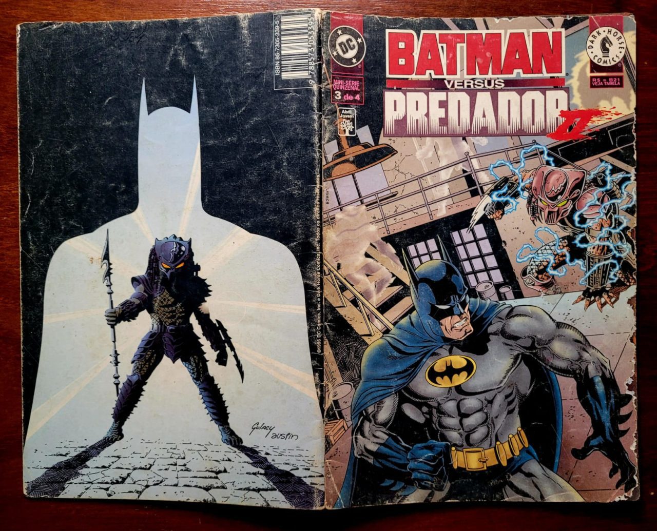 | Casa do Colecionador Batman Versus Predador II N° 3 de 4 (Mini Série) Editora Abril - Abril 1996