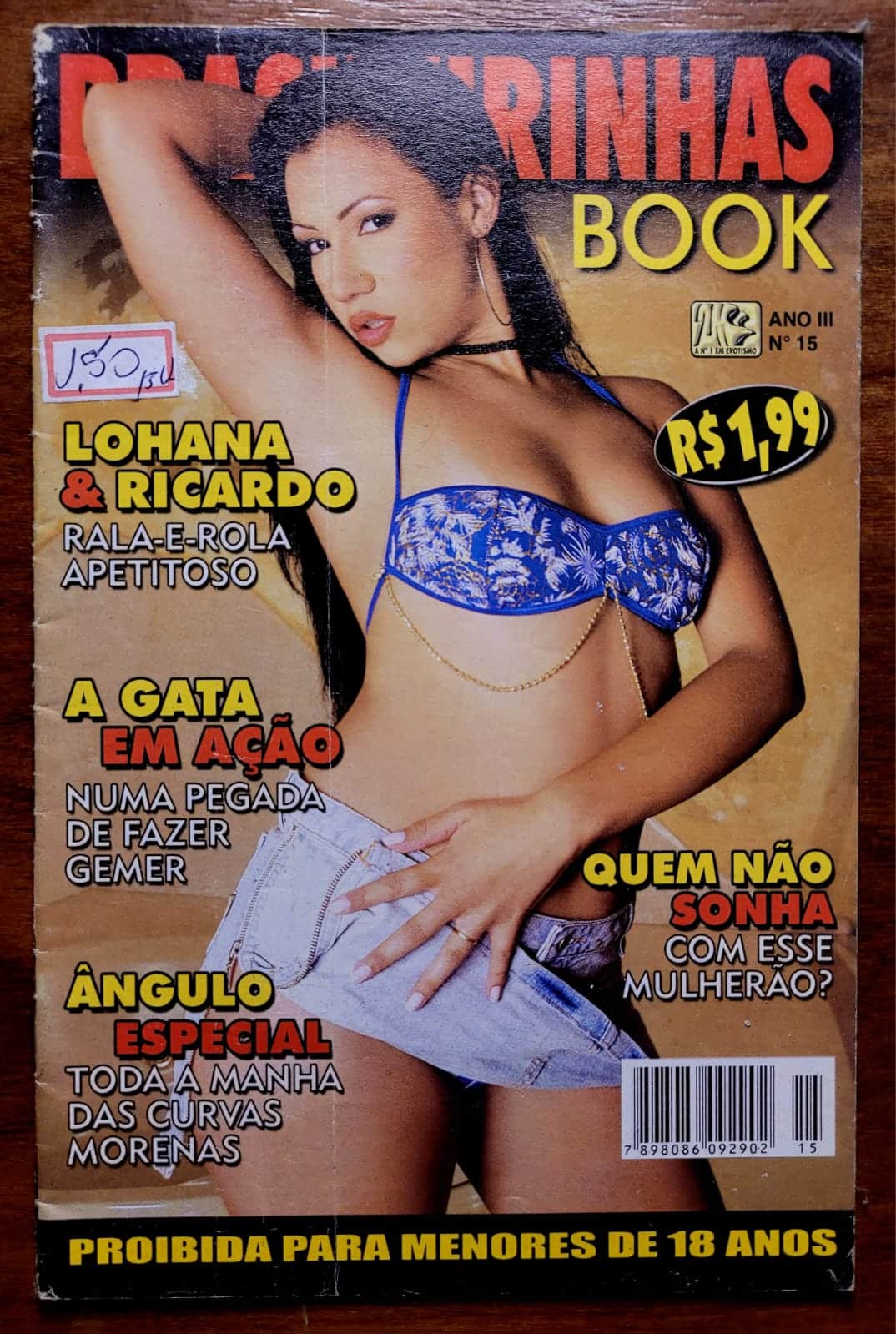 | Casa do Colecionador Brasileirinhas Book Nº 15 - Lohana