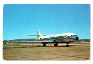 Cartao Postal Original Varig Caravelle Se-210 - Anos 60